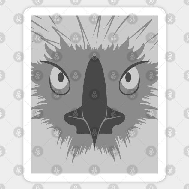 The Beast Series: Philippine Eagle Sticker by Tooniefied